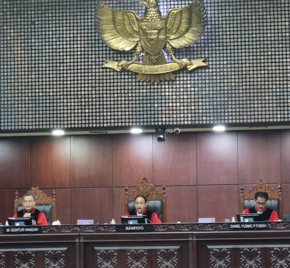 Suhartoyo Dilantik Jadi Ketua Mk Gantikan Anwar Usman