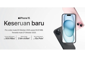 iPhone 15 Segera Hadir di Indonesia, Ini Jadwal Pre Order dan Daftar Harganya