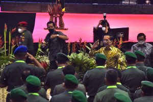 Jokowi Buka Acara Silaturahmi Nasional Purnawirawan TNI AD