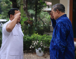 Prabowo Subianto Temui SBY Sebelum Daftar ke KPU