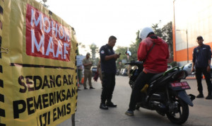 Hari Pertama Uji Emisi di Jakarta, 57 Kendaraan Ditilang