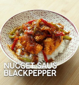 Nugget Saus Blackpepper Ala Chef Devina, Simpel dan Enak 