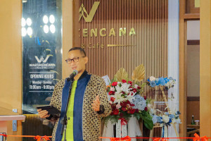 Sandiaga Uno Berharap Wastukencana Resto & Cafe Warnai Wisata Kuliner Kota Bandung