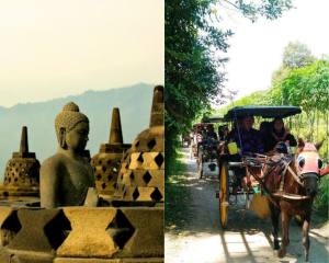 Candi Borobudur dan Desa Wisata Candirejo Pukau Travex 2024 di Laos