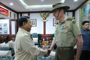Prabowo Dikunjungi Panglima Angkatan Bersenjata Australia