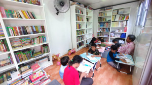 Tingkatkan Literasi Anak, Pemkot Jakut Hadirkan Kontainer Perpustakaan di RPTRA Rawa Badak Utara 