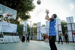 Resmikan Lapangan Basket Kahf Masjid Istiqlal, Sandiaga Uno: Jarang-jarang Sport Tourism dan Pariwisata Halal Bisa Gabung dalam Satu Bingkai