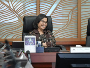 Sri Mulyani Anggarkan Perlinsos Rp513 Triliun untuk Pemerintahan Prabowo-Gibran 