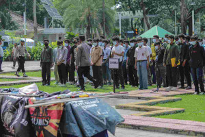 Hendak Tawuran Jelang Buka Puasa, Ratusan Pelajar Dijemur di Halaman Balai Kota Jakarta
