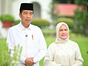 Jokowi Gelar Open House Lebaran di Istana Negara, Warga Ricuh Berebut Masuk 