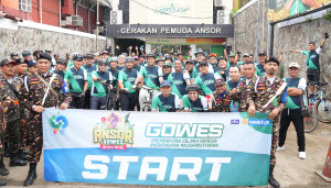 Aice Group Dukung Ansor Gowes 90 Kiloneter
