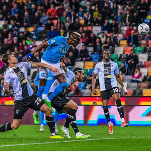 Napoli Gagal Menang Usai Isaac Success Selamatkan Udinese di Menit Akhir