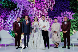 Rizky Febian dan Mahalini Terharu Resepsi Pernikahan Mereka Dihadiri Jokowi dan Ibu Negara 