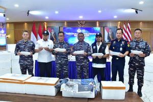 Hendak Dibawa ke Singapura, TNI AL Gagalkan Penyelundupan Ba,..