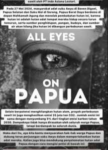 Mengenal Konflik Suku Awyu Soal Hutan Adat, All Eyes On Papu,..