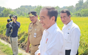 Jokowi Ketawa Ditanya Restu untuk Kaesang Dampingi Anies