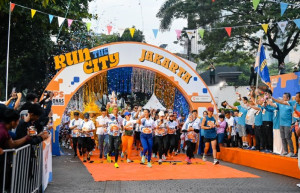 Run The City Jakarta Diramaikan 1.000 Pelari 