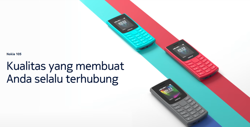 Nokia 105 (2023) Meluncur di Indonesia, Ponsel Fitur Sederhana Seharga Rp200 Ribuan