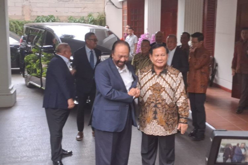 Setelah PKB, Giliran Surya Paloh Sambangi Presiden Terpilih Prabowo Subianto