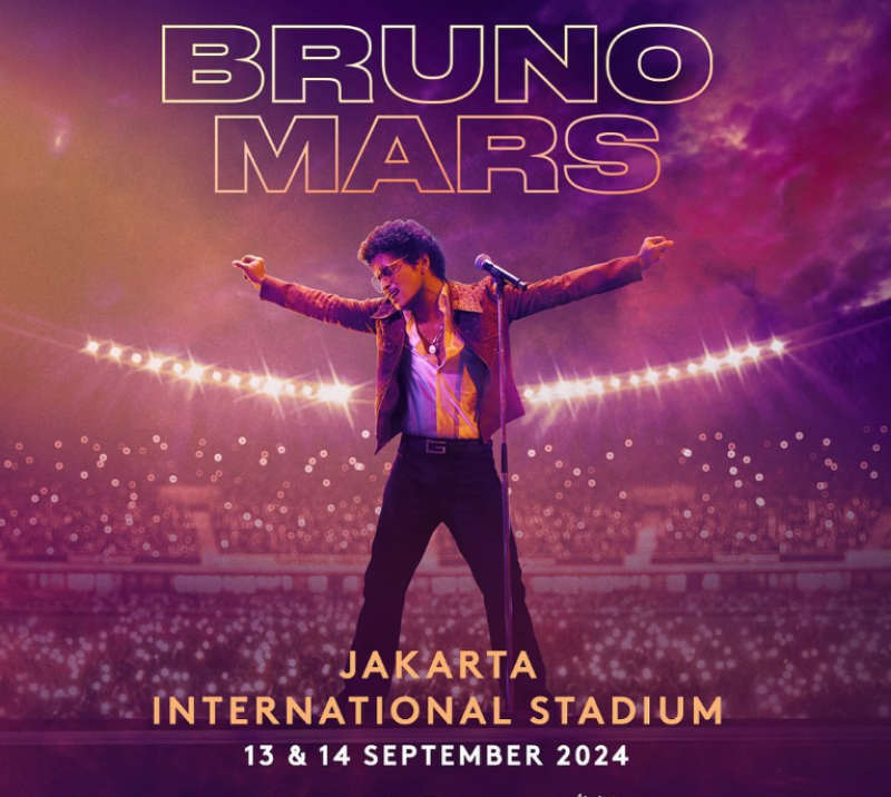 Bruno Mars Bakal Gelar Konser di JIS, Penggemar Mengeluh